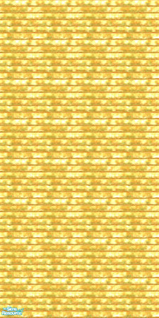 Sims 2 — Golden Dreams - Wall 6 by footzoul — Part of the set \"Golden Dreams\" with walls and floors in gold