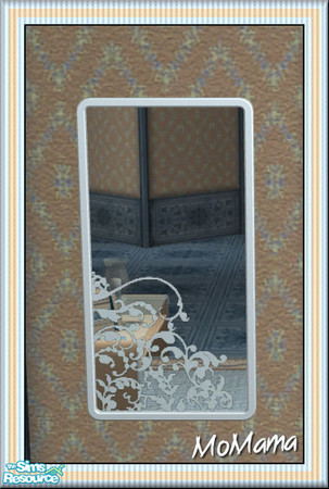 Sims 2 — NK Tranquility Manifested LR - Mirror Left by MoMama — A recolor of Shoukeir\'s Mimosa Mirror in Light Blue.