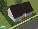 Sims 2 — 10 Danbury Court by Cali95678 — Small Starter home with skills. Small garden in the back with outdoor hot tub.