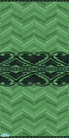 Sims 2 — Elegant Green Wood Walls & Floors Set - Wall 04 by Sheera — Part of my Elegant Green Wood Walls & Floors