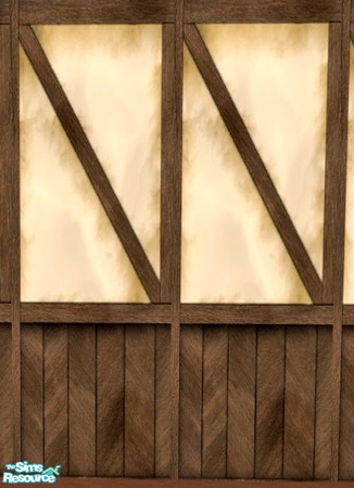 Sims 2 — Cottage Wood Siding--Left Side by mom_of2boyz — This is the set of siding that I made for my Flower Cottage Lot.