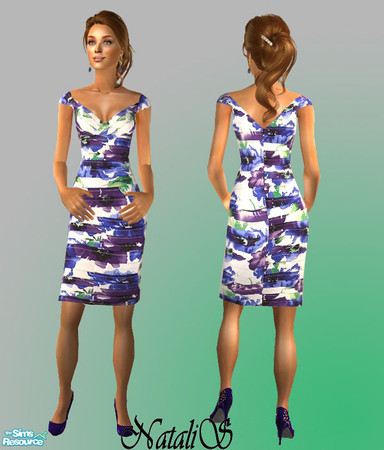 Sims 2 — NataliS summer dresses set. - item1. by Natalis — Some bright summer dresses.