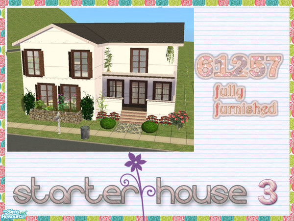 Sims 2 — Starter House 3 by juliana.brito — It\'s a lovely house, with a classic touch and very cozy! The place where