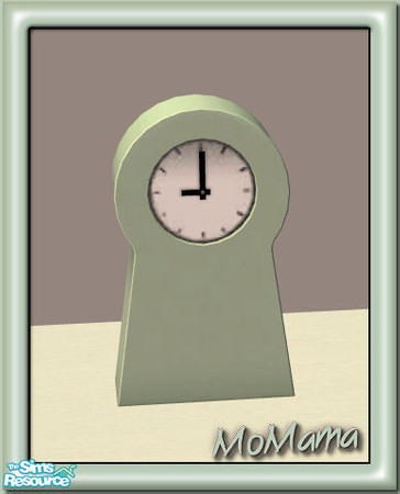 Sims 2 — NK Ikea PS Clocks Recolorable - Sea Green by MoMama — A simple and stylish clock in Sea Green. Great for keeping