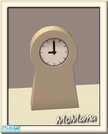 Sims 2 — NK Ikea PS Clocks Recolorable - Off White by MoMama — A simple and stylish clock in Off White. Great for keeping