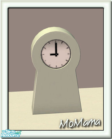 Sims 2 — NK Ikea PS Clocks Recolorable - Pale Green by MoMama — A simple and stylish clock in Pale Green. Great for