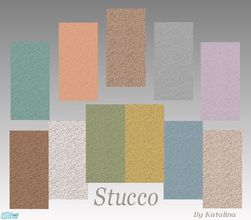 Sims 2 — Textured stucco walls by katalina — Stucco walls in popular colors, Enjoy!