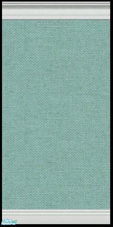 Sims 2 — Burlap Texture Walls 2 - Turquoise by missy_sceeter — Pretty, tinted burlap textured wall. Matches my Burlap