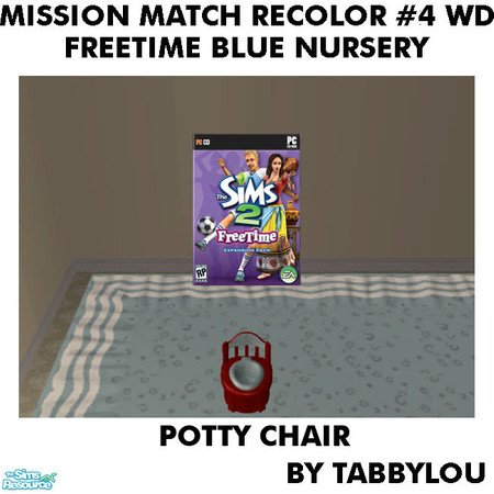 Sims 2 — TL - MM FTBlue PottyChair Recolor04Wd by TabbyLou — Recolor of FreeTime Classic Lil\' Angel Potty Chair with