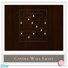 Sims 2 — Candle Wall Light Black by DOT — Candle Wall Light Black. 1 MESH Plus Recolors. Sims 2 by DOT of The Sims