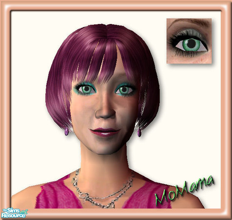 Sims 2 — NK Happy Eyes - Spring Green by MoMama — Give your Sim a fresh, updated look with these eyes of Spring Green.