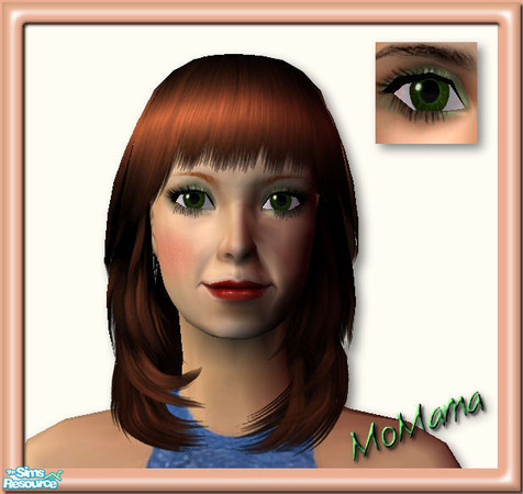 Sims 2 — NK Happy Eyes - Forest Green by MoMama — Have a happy romp with these eyes of Forest Green.