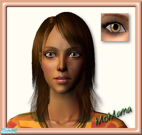 Sims 2 — NK Happy Eyes - Mountaintop Brown by MoMama — Climb the peaks with these eyes of Mountaintop Brown.