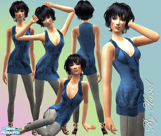Sims 2 — HS Set -30- 1 by hasel — 2 everyday for sim ladies.. Enjoy..
