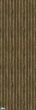 Sims 2 — Laura Simly Designs Neutral Exterior - Brown Wainscoting by debs913 — Narrow slat brown wainscoting, great for