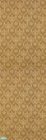 Sims 2 — Laura Simly Designs Neutral Interior - Aged Victorian by debs913 — Aged taupe Victorian wallpaper from Laura
