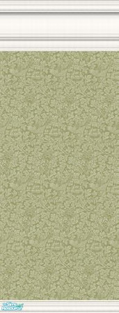 Sims 2 — Victorian Silk Wallpaper - Set I - Birds Of A Feather - Thyme by HollyChappell — Stunning vintage Victorian silk