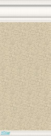 Sims 2 — Victorian Silk Wallpaper - Set I - Birds Of A Feather - Nude by HollyChappell — Stunning vintage Victorian silk