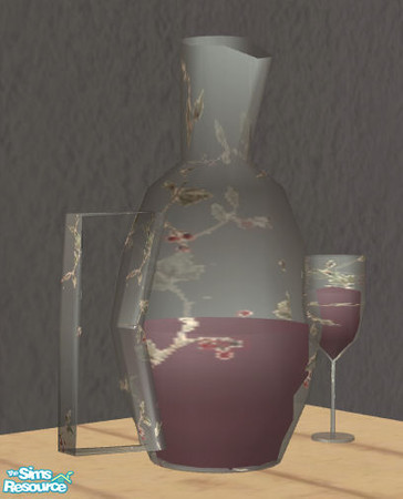 Sims 2 — TC 78 Florence Dining -  Decanter by H3wwy — Florence decided once and for all she would have her way decorating