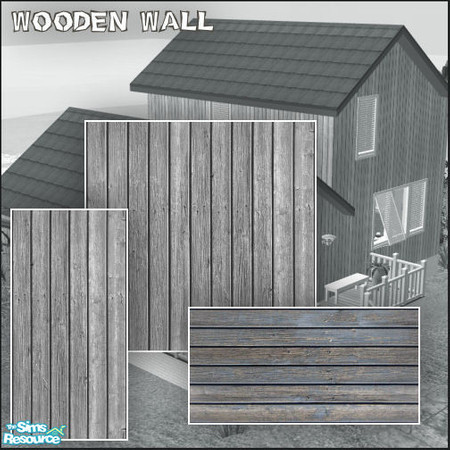 Sims 2 — Leyris - Walls and floors - Blue wall by mirake — 