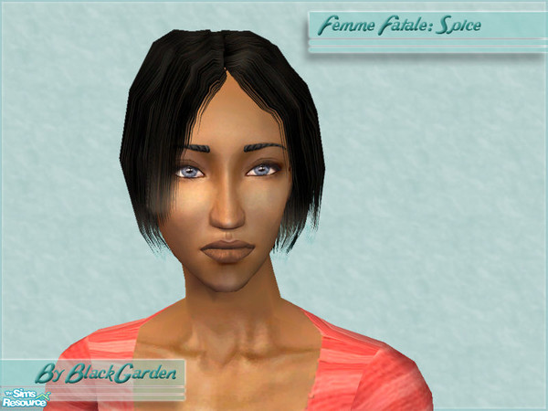 Sims 2 — Femme Fatale - Spice by BlackGarden — Spice lip colour, part of a natural palette of lip colours for the true