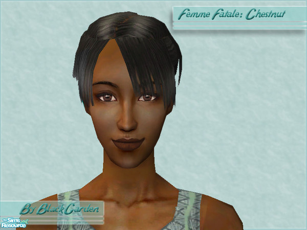 Sims 2 — Femme Fatale - Espresso by BlackGarden — Espresso lip colour, part of a natural palette of lip colours for the