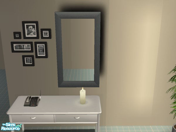 Sims 2 — Tigra Mirror - Blue by sailfindragon — Tigra Living Collection Mirror - Blue.
