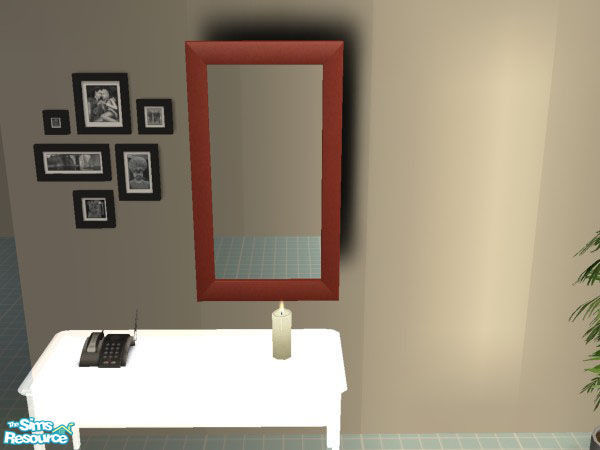 Sims 2 — Tigra Mirror - Rust by sailfindragon — Tigra Living Collection Mirror - Rust.