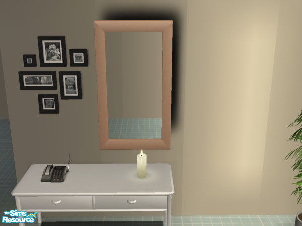 Sims 2 — Tigra Mirror - Gold by sailfindragon — Tigra Living Collection Mirror - Gold.