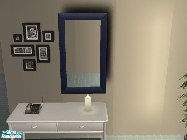 Sims 2 — Tigra Mirror - Midnightblue by sailfindragon — Tigra Living Collection Mirror - Midnight Blue.