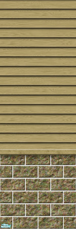 Sims 2 — Studio K Subtle Wood & Dark Block - Dark Sand by StudioKhagerks — 