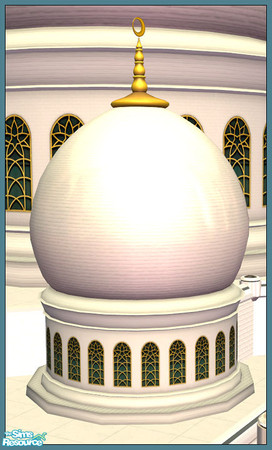 Sims 2 — Mosque Dome #5 by senemm — A set of 5 different sized glistening domes inspired by Abu Dhabi\'s newly built