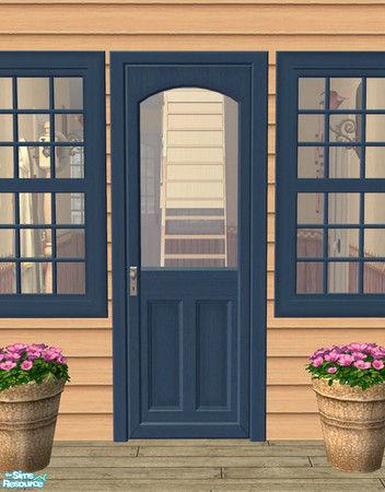 Sims 2 — Lakeside Door - Wood 03 by Shakeshaft — Part of a recolour set of the Lakeside Windows and Doors, set comprises