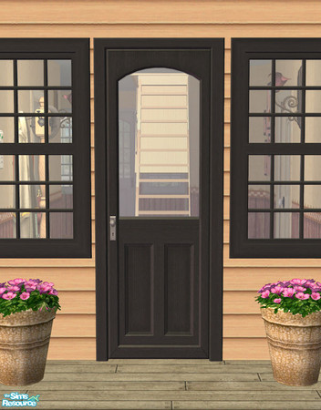 Sims 2 — Lakeside Door - Wood 07 by Shakeshaft — Part of a recolour set of the Lakeside Windows and Doors, set comprises