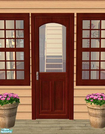 Sims 2 — Lakeside Door - Wood 08 by Shakeshaft — Part of a recolour set of the Lakeside Windows and Doors, set comprises