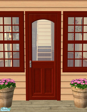 Sims 2 — Lakeside Door - Wood 09 by Shakeshaft — Part of a recolour set of the Lakeside Windows and Doors, set comprises