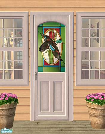 Sims 2 — Lakeside Door - Glass 01 by Shakeshaft — Part of a recolour set of the Lakeside Windows and Doors, set comprises