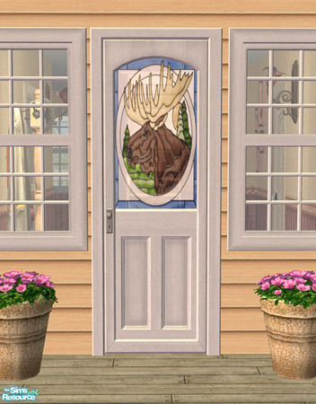 Sims 2 — Lakeside Door - Glass 02 by Shakeshaft — Part of a recolour set of the Lakeside Windows and Doors, set comprises