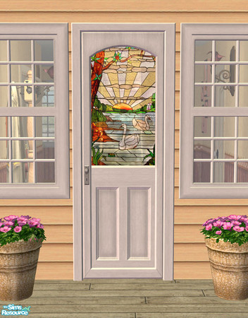Sims 2 — Lakeside Door - Glass 07 by Shakeshaft — Part of a recolour set of the Lakeside Windows and Doors, set comprises