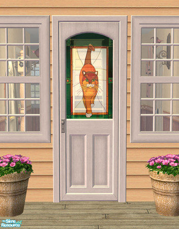 Sims 2 — Lakeside Door - Glass 08 by Shakeshaft — Part of a recolour set of the Lakeside Windows and Doors, set comprises
