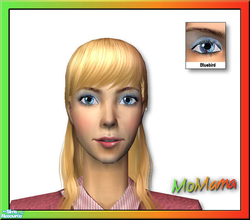 Sims 2 — NK Playful Eyes - Bluebird by MoMama — These eyes are a playful speckled blue so they are called Bluebird.