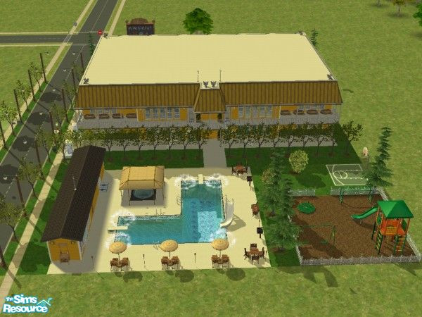 Sims 2 — Glenbrook by squeakers — Glenbrook is a 4 unit lot with 2 bedrooms, and 2 bathrooms. The homes are large,