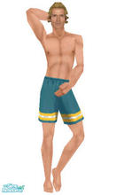 Sims 1 — Boys To Men 5 by frisbud — Maxis boy\'s swimwear converted to adult males. For buyable use only so Hot Date is
