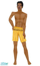 Sims 1 — Boys To Men 7 by frisbud — Maxis boy\'s swimwear converted to adult males. For buyable use only so Hot Date is