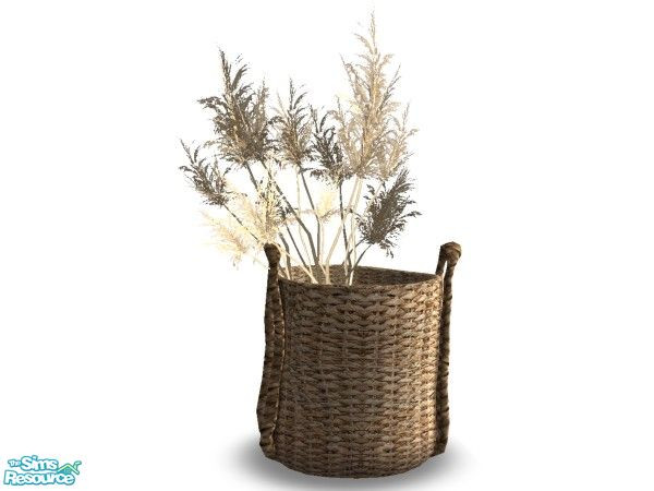 Sims 2 — Latia Grass Basket by n-a-n-u — 