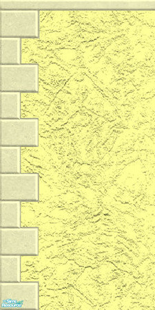 Sims 2 — Fruit Inspired Stucco Walls By Simpleton-Lemon by Miss_Simpleton — Part of the Fruit Inspired Stucco Walls By