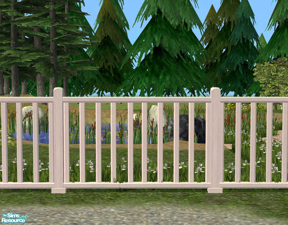 Sims 2 — Lakeside Fence - White by Shakeshaft — Part of a set of New Fences, Gates and Porch Railings to match the