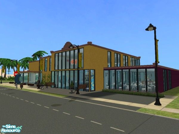 Sims 2 — Winkelcentrum Zeebriezzzz by simperfect1991 — A nice shoppingmall. You can buy clothes, electronics, pets, food