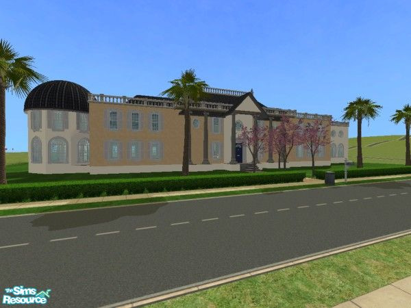 Sims 2 — Bospaleis by simperfect1991 — A nice mansion. It needs some work, because the inside of the building isn\'t
