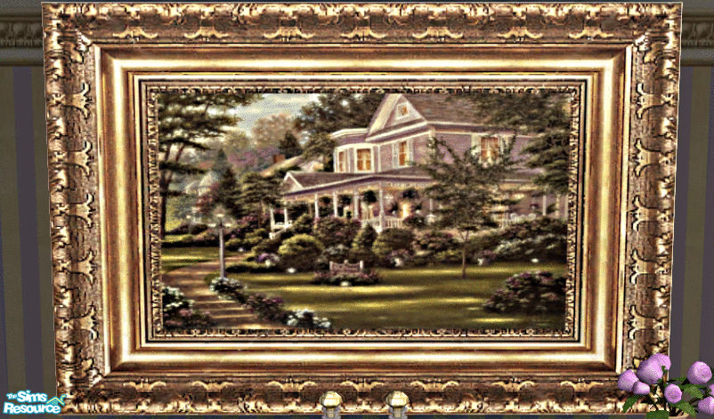 The Sims Resource | Violet Dining Painting